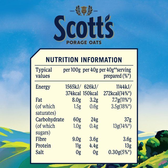 Scott's Porage Original Porridge Cereal Oats   3kg