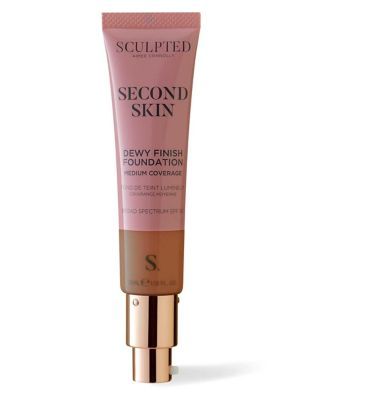 Sculpted By Aimee Connolly Second Skin Foundation - Dewy Finish Rich Deep 6.8
