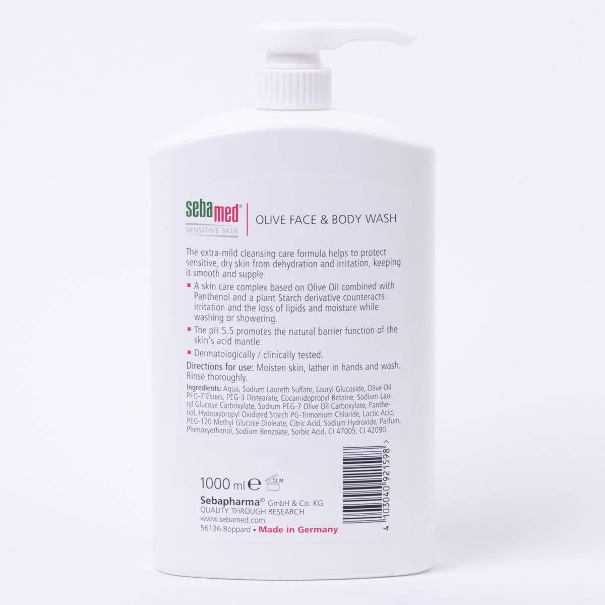 Sebamed Face &amp;amp; Body Wash, 1L