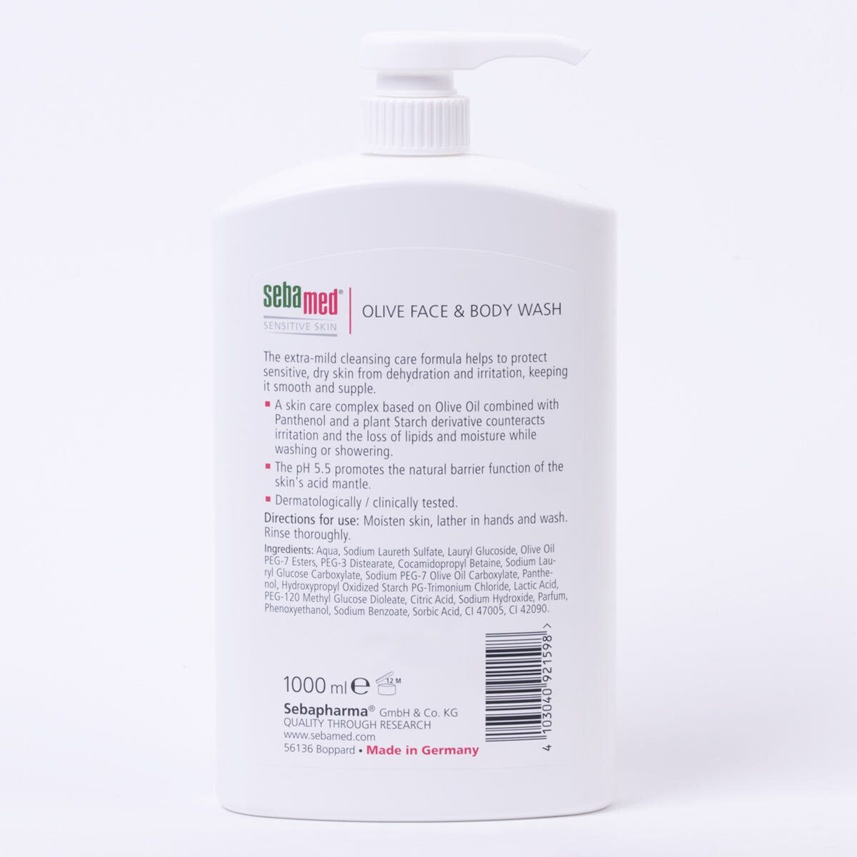 Sebamed Face &amp;amp; Body Wash, 1L