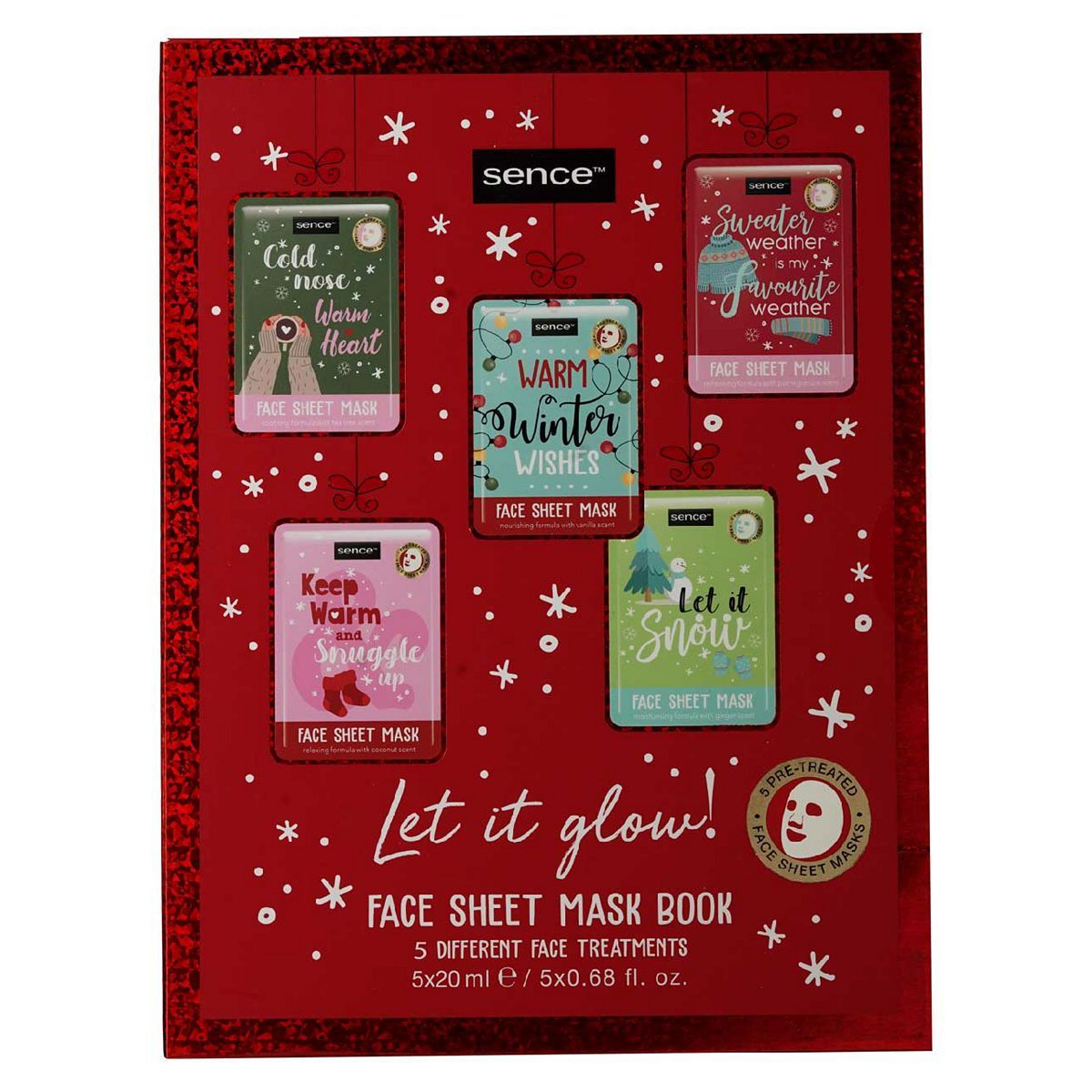 Sence Collection Face Sheet Mask Book - Let It Glow!