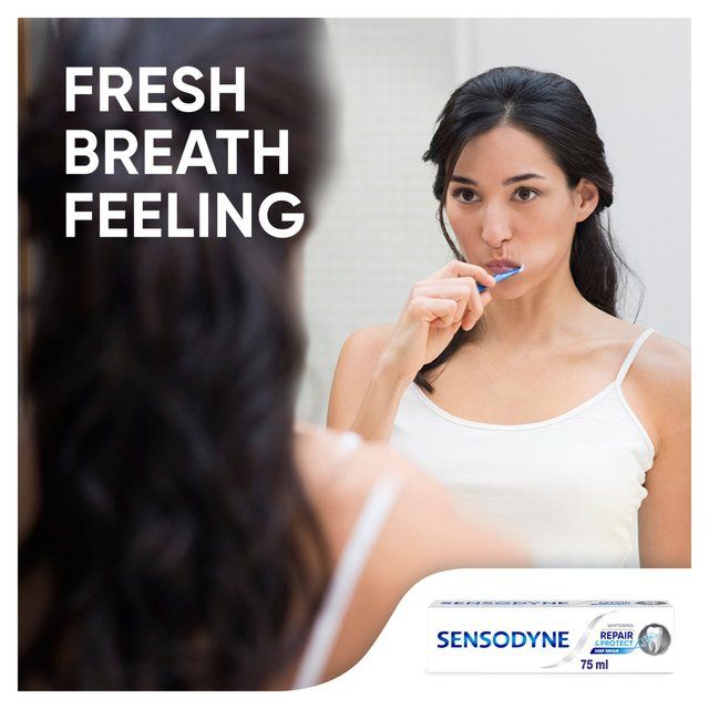 Sensodyne Repair &amp;amp; Protect Sensitive Whitening Toothpaste   75ml