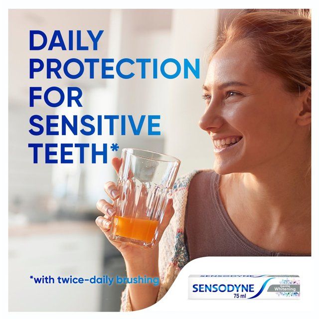 Sensodyne Sensitive Daily Care Gentle Whitening Toothpaste   75ml