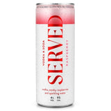 Served Raspberry Hard Seltzer   250ml