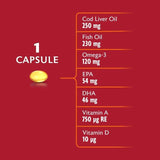Seven Seas Cod Liver Oil One A Day Omega-3 Fish Oil &amp;amp; Vitamin D Caps   60 per pack