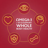 Seven Seas Omega-3 Fish Oil with Vitamin D 30 Capsules   30 per pack
