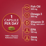 Seven Seas Omega-3 Fish Oil with Vitamin D 30 Capsules   30 per pack