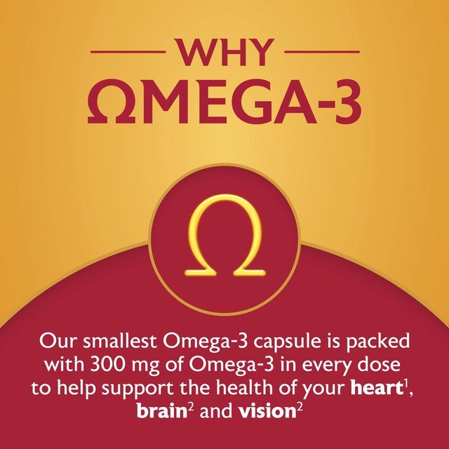 Seven Seas Omega-3 Fish Oil with Vitamin D 30 Capsules   30 per pack