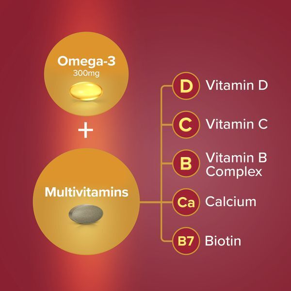Seven Seas Omega 3 &amp;amp; Multivitamins Woman 50+ Duo