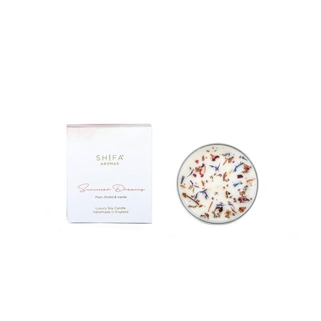 Shifa Aromas Soy Candle Plum Orchid &amp;amp; Vanilla
