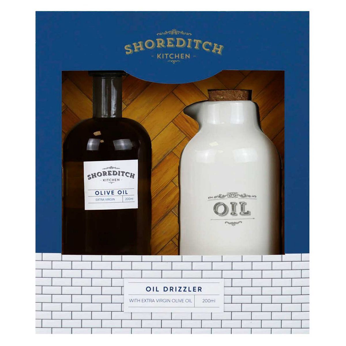 Shoreditch Kitchen Oil Drizzler with Extra Virgin Olive Oil 200ml