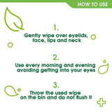 Simple Biodegradable Exfoliating Wipes   20 per pack