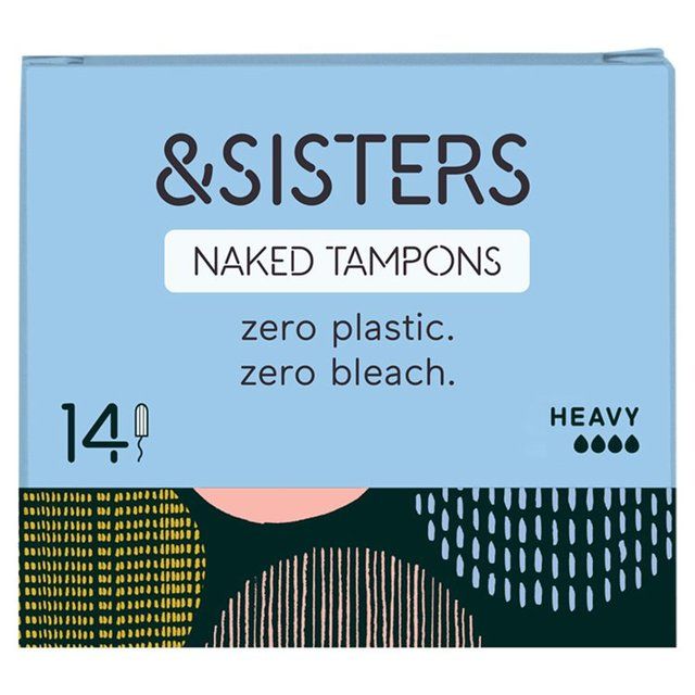 &SISTERS by Mooncup Gynaecologist Approved Non-Applicator Tampons Heavy   14 per pack