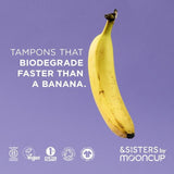 &amp;SISTERS by Mooncup Gynaecologist Approved Non-Applicator Tampons Medium   16 per pack