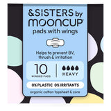 &SISTERS by Mooncup® Heavy Pads with Wings. Zero irritants.