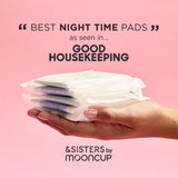 &SISTERS by Mooncup Organic Cotton Pads Mixed Day & Night   20 per pack