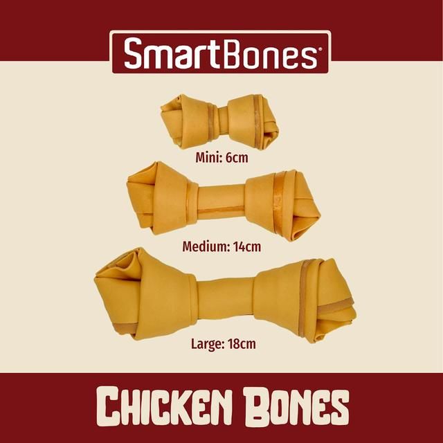 SmartBones Mini Chicken Rawhide Free Bones Dog Treats   128g