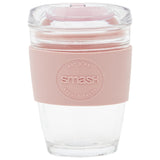 Smash Mountain View Glass Coffee Cup Pink