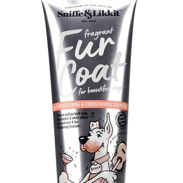 Sniffe &amp;amp; Likkit Fur Coat 3-in-1 Brightening &amp;amp; Conditioning Dog Shampoo   250ml