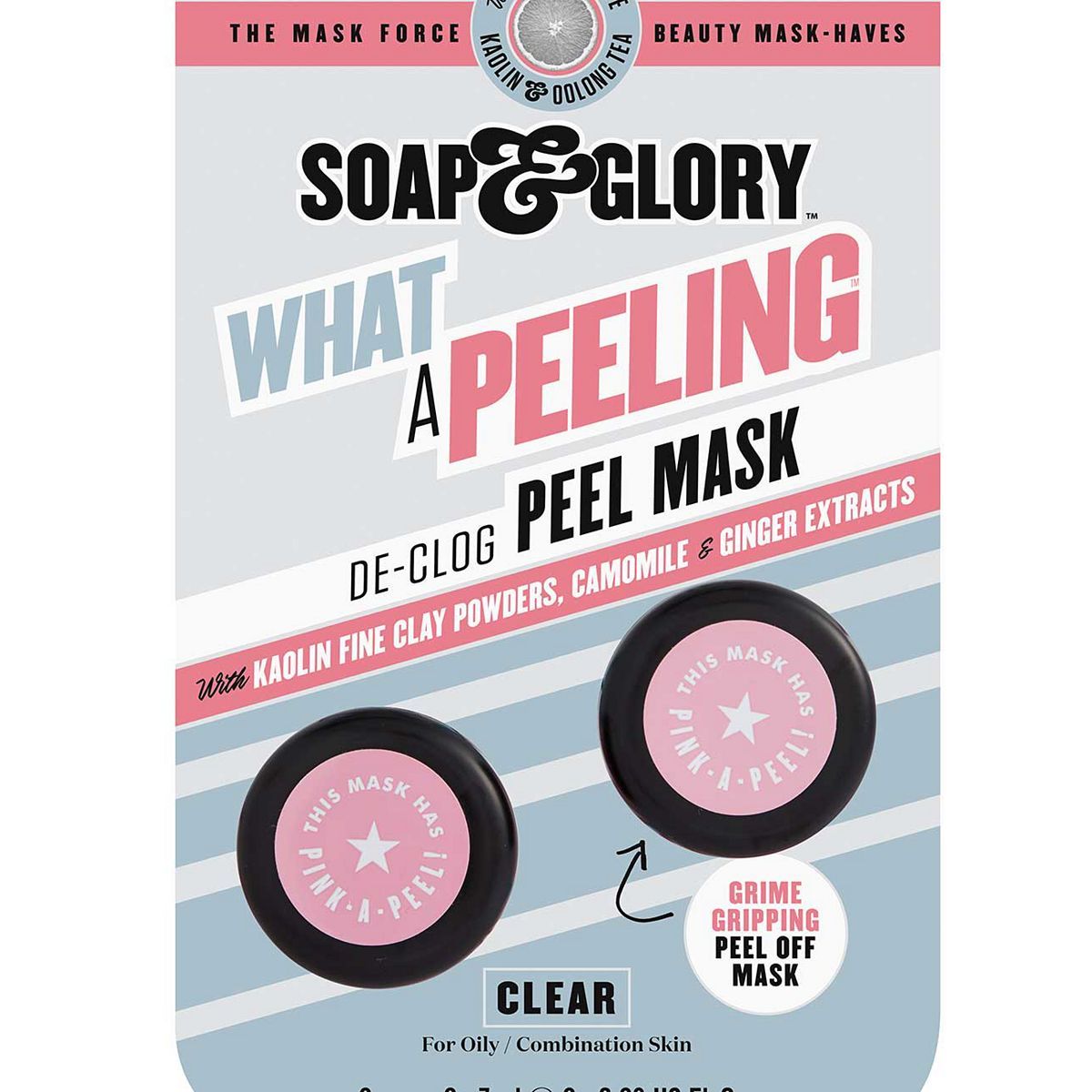 Soap &amp;amp; Glory What a Peeling! De-Clog Mask Duo 7ml