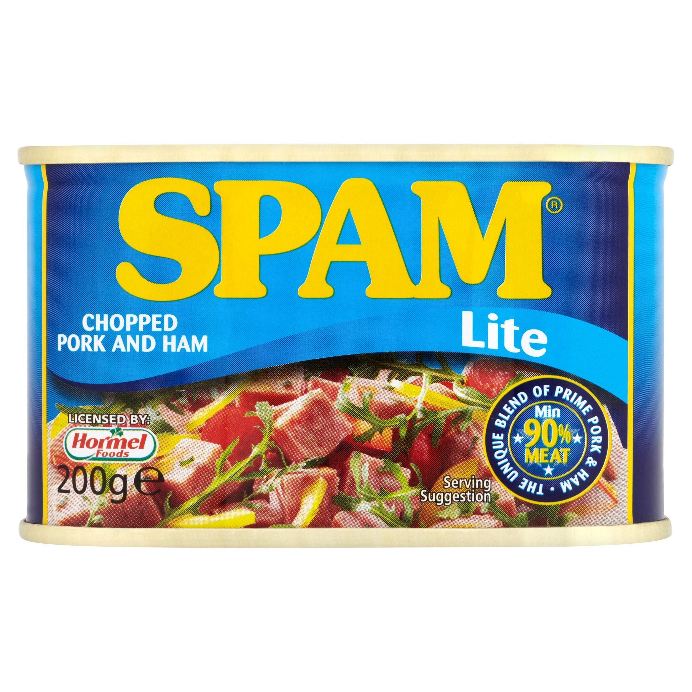 Spam Chopped Pork &amp;amp; Ham Lite Tin 200g