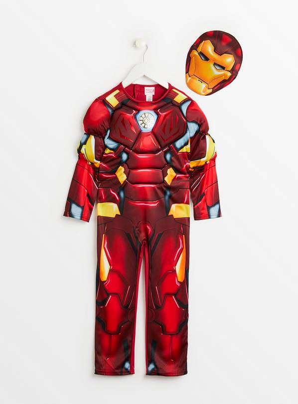 Marvel Red Iron Man Costume 5-6 years