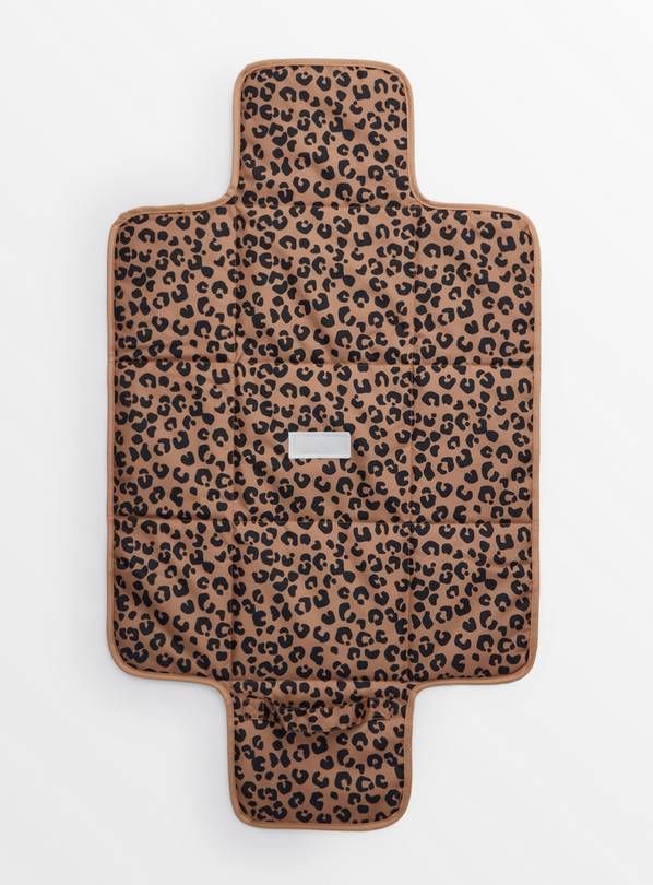 Leopard Print Travel Changing Mat One Size