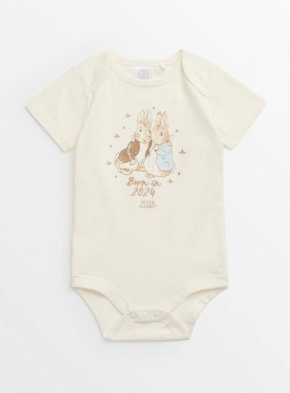 Peter Rabbit Born In 2024 Bodysuit Up to 3 mths GOODS Argos