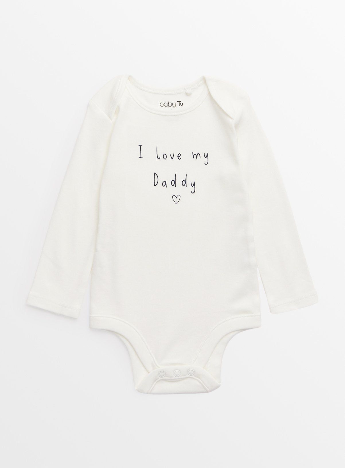 I Love My Daddy Slogan Bodysuit  3-6 months