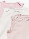 Pink Sleeveless Bodysuits 5 Pack 12-18 months GOODS Argos