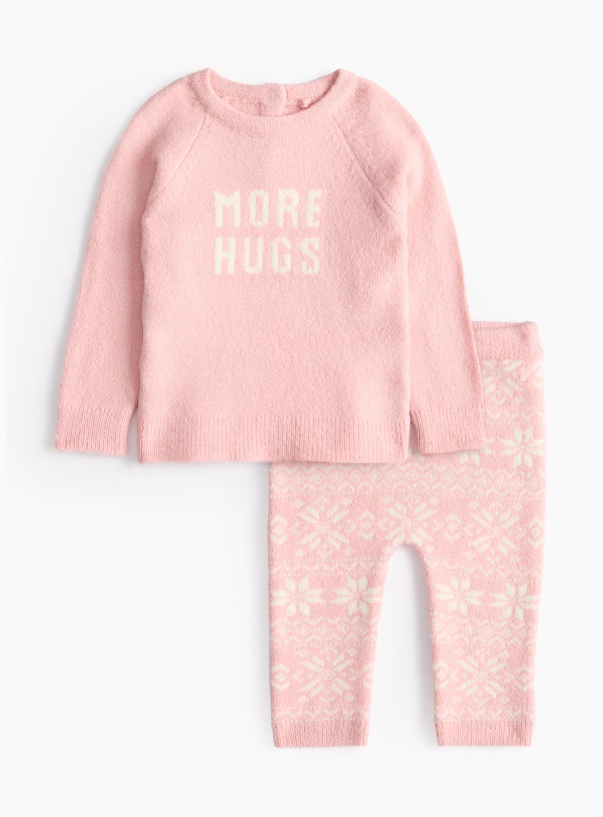 Pink Knitted Jumper & Leggings Set 12-18 months GOODS Argos