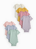 Pastel Short Sleeve Bodysuits 7 Pack 3-6 months GOODS Argos