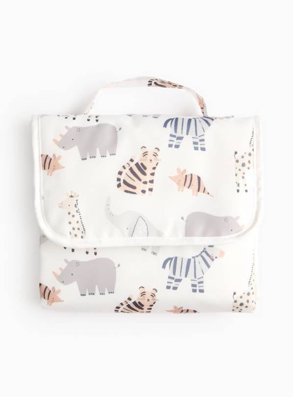 Safari Animal Print Travel Changing Mat  One Size