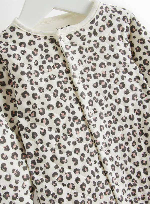 Leopard Printed 2.5 Tog Sleepsuit  Up to 3 mths