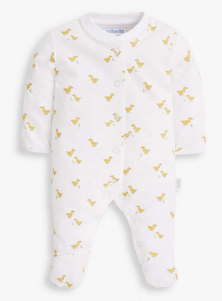 JOJO MAMAN BÉBÉ 2-Piece Sleepsuit & Velour Jacket Set Newborn