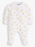 JOJO MAMAN B&Eacute;B&Eacute; 2-Piece Sleepsuit &amp; Velour Jacket Set Newborn