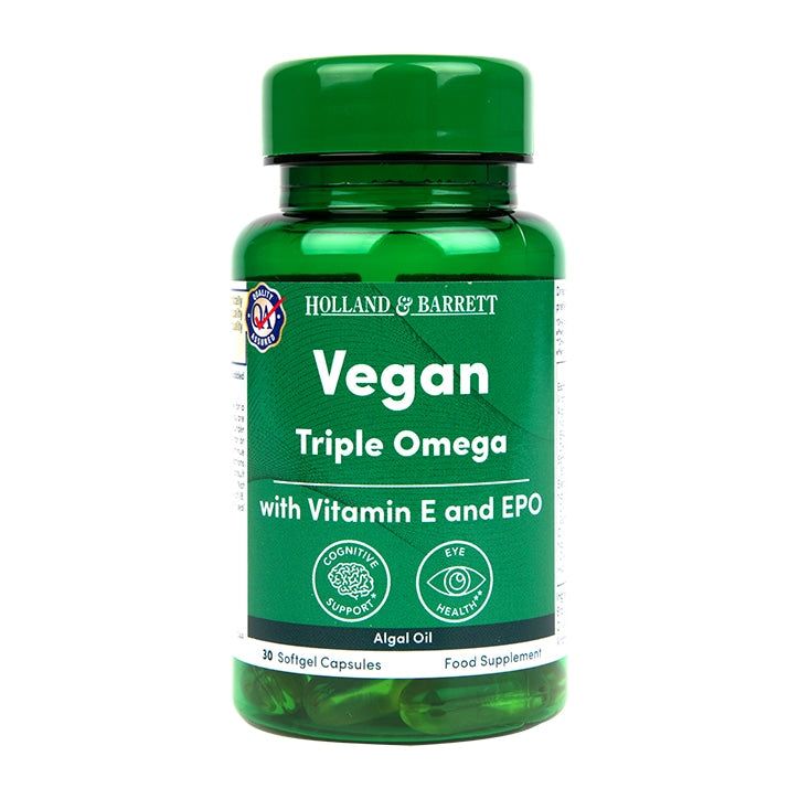 Holland &amp; Barrett Vegan Algal Oil Omega 3-6-9 30 Capsules