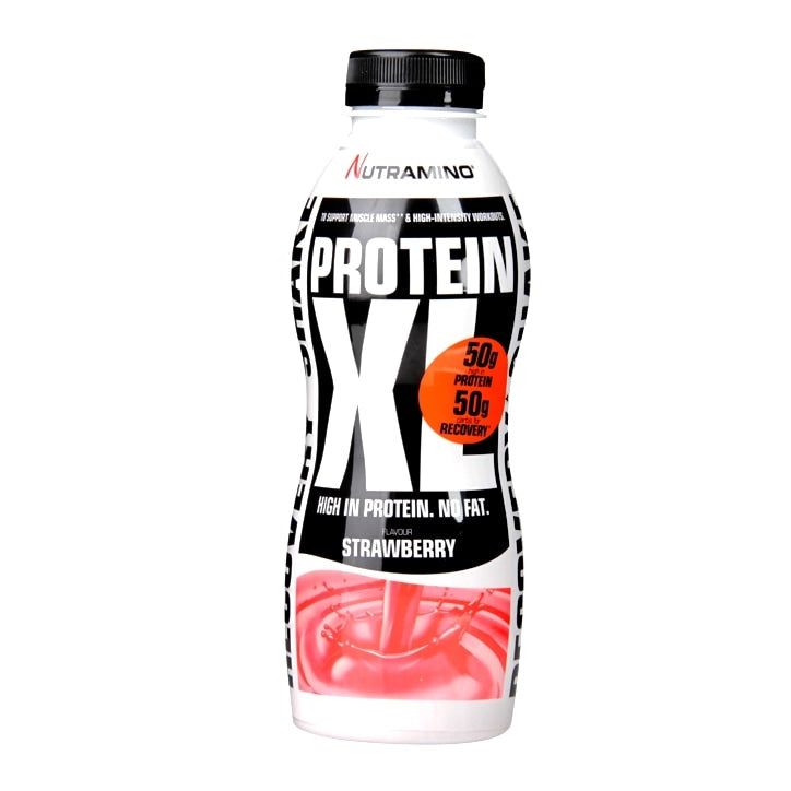 Nutramino Protein XL Shake Strawberry 500ml Protein Drinks Holland&Barrett Default Title  