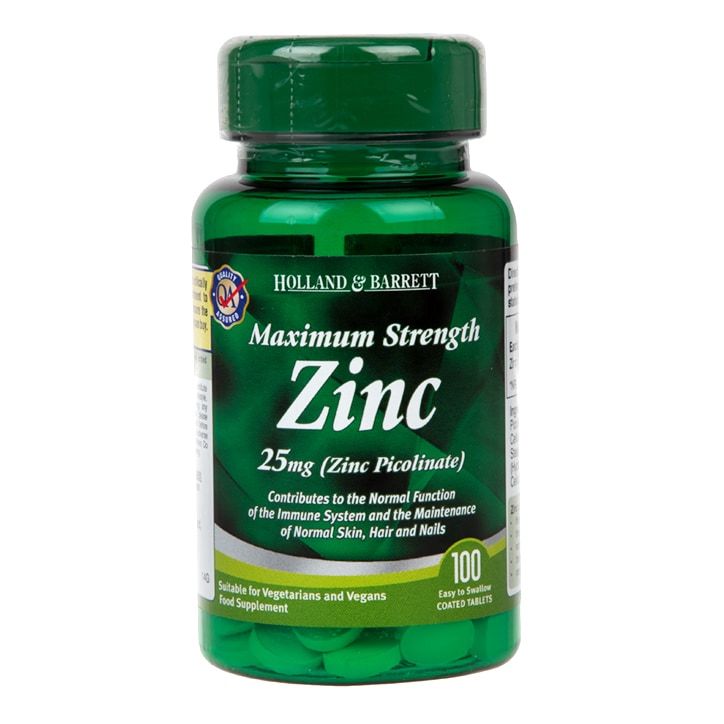 Holland & Barrett Zinc Picolinate 100 Tablets 25mg