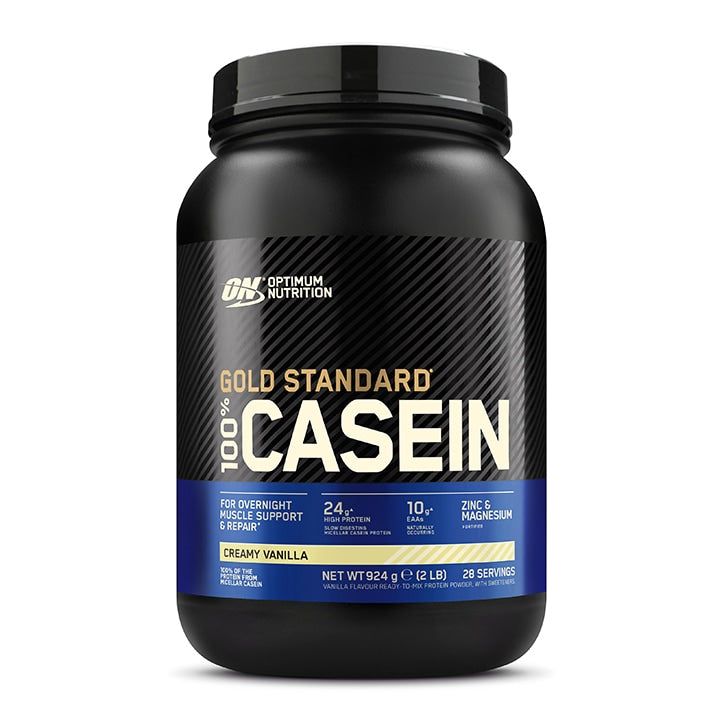 Optimum Nutrition Gold Standard 100% Casein Powder Vanilla 908g Casein Holland&Barrett   