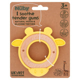 Nuby Natural Wood & Silicone Teether 3+ Months GOODS McGrocer Direct   