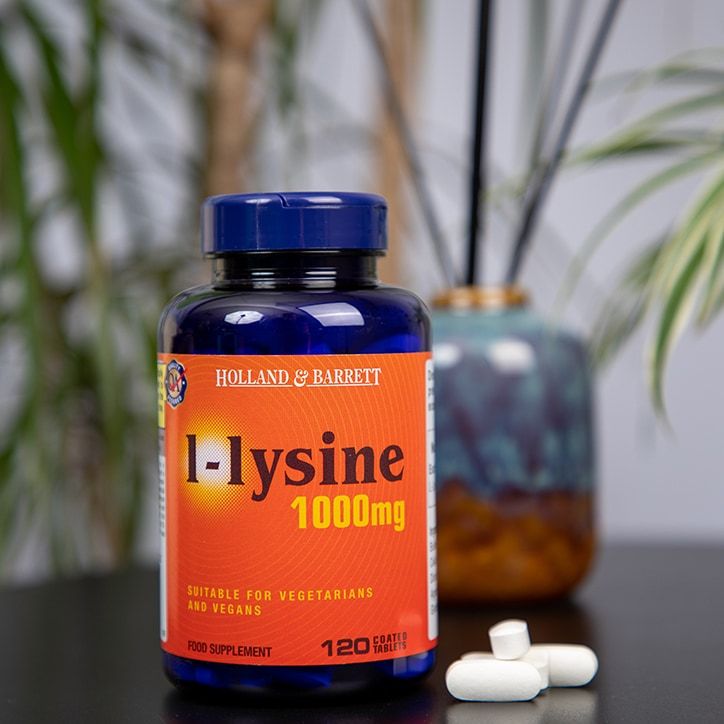 Holland &amp; Barrett l-lysine 120 Tablets 1000mg