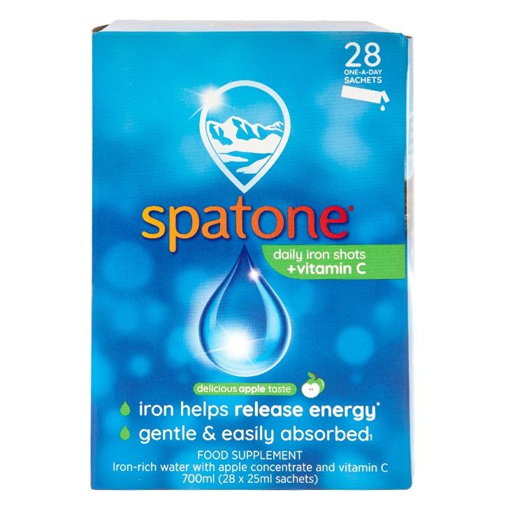 Spatone Apple Liquid Iron Supplement 28 x 20ml Sachets Iron Tablets & Capsules Holland&Barrett   