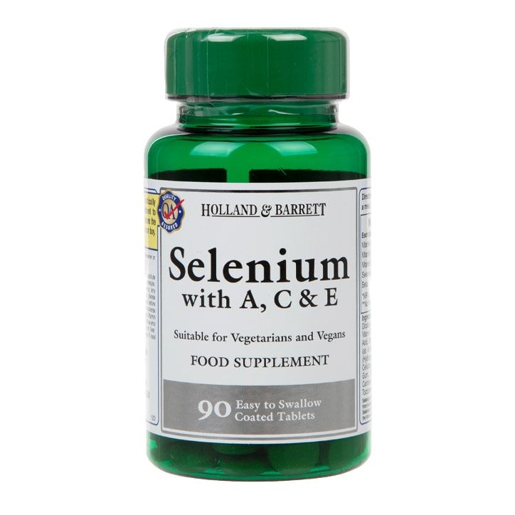 Holland &amp; Barrett Selenium with A C &amp; E 90 Tablets