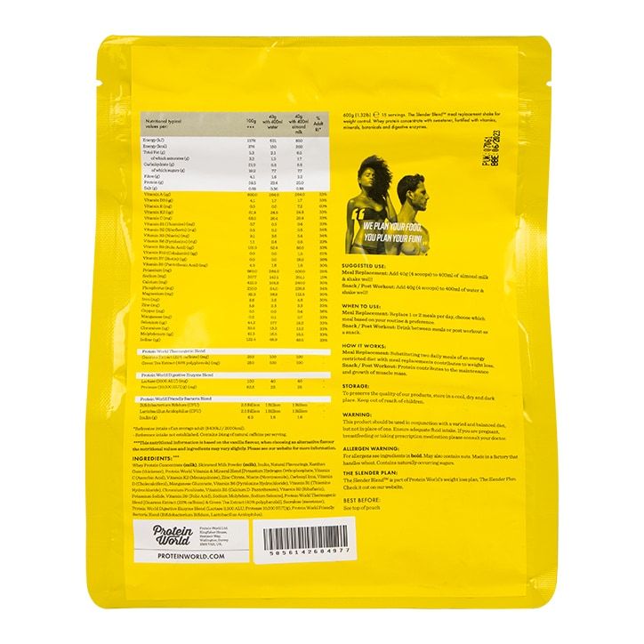 Protein World Slender Blend Banana 600g