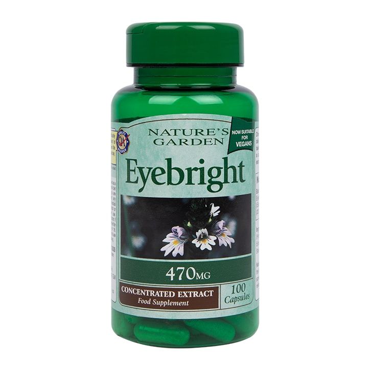 Nature's Garden Eyebright 470mg 100 Capsules