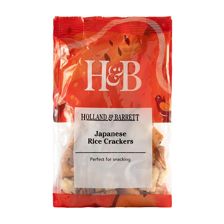 Holland &amp; Barrett Japanese Rice Crackers 100g