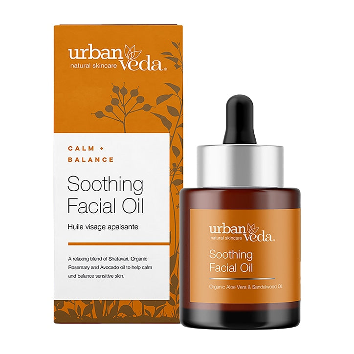 Urban Veda Soothing Facial Oil 30ml Face Oil & Serum Holland&Barrett   