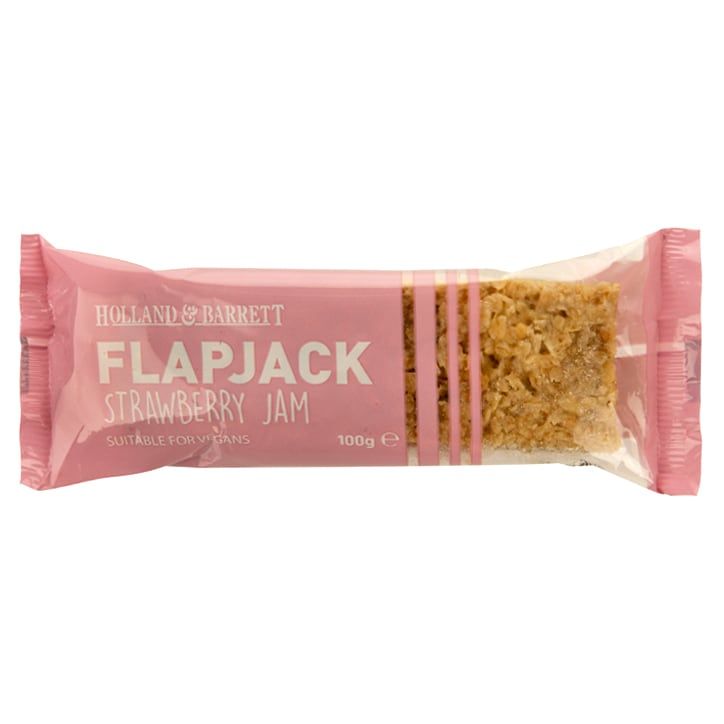 Holland & Barrett Strawberry Jam Flapjack 100g