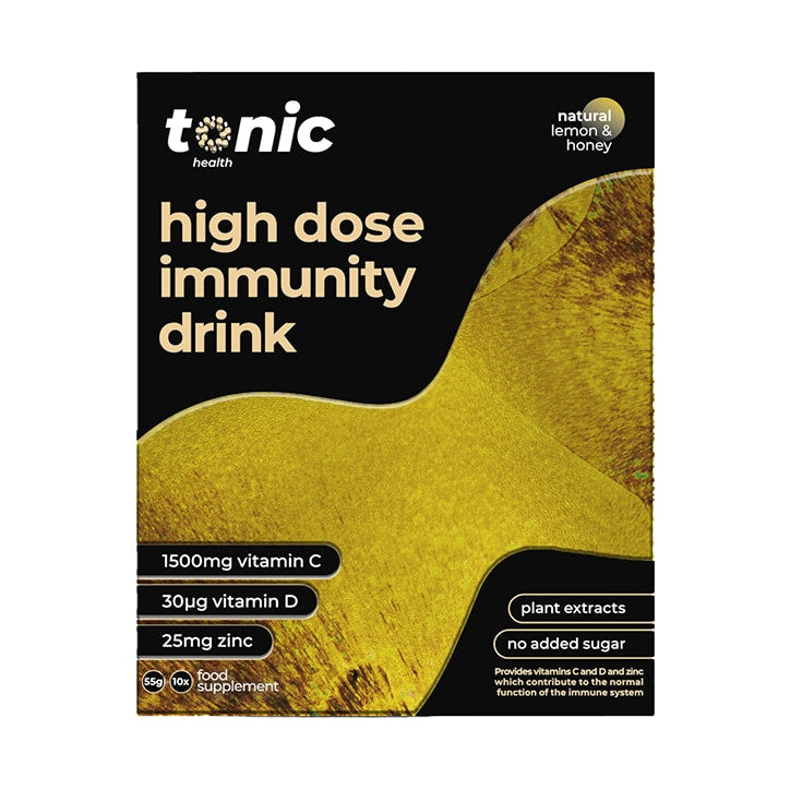 Tonic Health High Dose Immunity Drink Lemon & Honey Flavour 10 Sachets